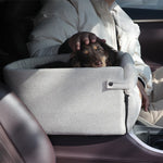 Central Front Seat Pet Carrier for Safe Travel
