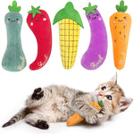 Cat Toys Pineapple, 6 Pack, Catnip Toys for Cats,Interactive Indoor Kitten Kicker Kitty Dental Catnip Cat Toy