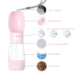 Dog Water Bottle 2 in 1