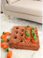 Interactive Dog Snuffle Mat & Plush Carrot