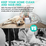 Pet Grooming Kit & Vacuum, 3 Suction Mode, 5 in 1- 2.5L 