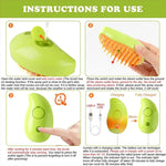 Steamy Pet Brush 