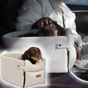 Central Front Seat Pet Carrier for Safe Travel