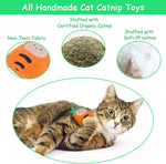 Cat Toys Pineapple, 6 Pack, Catnip Toys for Cats,Interactive Indoor Kitten Kicker Kitty Dental Catnip Cat Toy