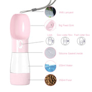 Dog Water Bottle 2 in 1 