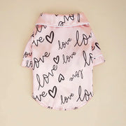 Valentine's Pajama Satin Style