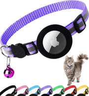 Collar with Apple Air Tag Holder 